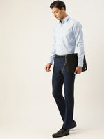 Thumbnail for Jainish Men's Cotton Striped Formal Shirts ( SF 795Light-Blue ) - Distacart