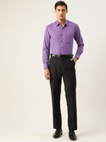 Thumbnail for Jainish Men's Cotton Checked Formal Shirts ( SF 800Voilet ) - Distacart