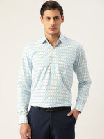 Thumbnail for Jainish Men's Cotton Striped Formal Shirts ( SF 801Sky ) - Distacart