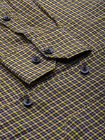 Thumbnail for Jainish Men's Cotton Checked Formal Shirts ( SF 804Black ) - Distacart