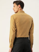 Thumbnail for Jainish Men's Cotton Checked Formal Shirts ( SF 804Mustard ) - Distacart