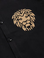 Thumbnail for Jainish Men's Cotton Printed Formal Shirts ( SF 806Black ) - Distacart