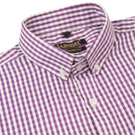 Thumbnail for Jainish Men's Cotton Checked Button Down Collar Formal Shirts ( SF 810Purple ) - Distacart