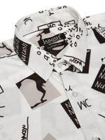 Thumbnail for Jainish Men's Lycra Printed Half Sleeve Formal Shirts ( SF 813White ) - Distacart