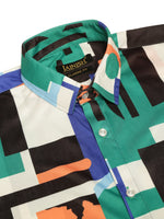 Thumbnail for Jainish Men's Lycra Printed Half Sleeve Formal Shirts ( SF 814Green ) - Distacart