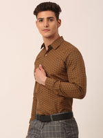 Thumbnail for Jainish Men's Cotton Printed Formal Shirts ( SF 821Beige ) - Distacart