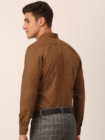 Thumbnail for Jainish Men's Cotton Printed Formal Shirts ( SF 821Beige ) - Distacart