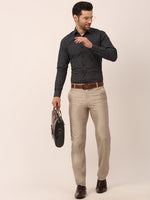 Thumbnail for Jainish Men's Cotton Printed Formal Shirts ( SF 821Black ) - Distacart