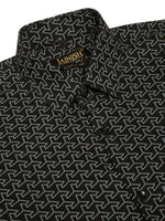Thumbnail for Jainish Men's Cotton Printed Formal Shirts ( SF 821Black ) - Distacart