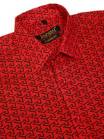 Thumbnail for Jainish Men's Cotton Printed Formal Shirts ( SF 821Red ) - Distacart