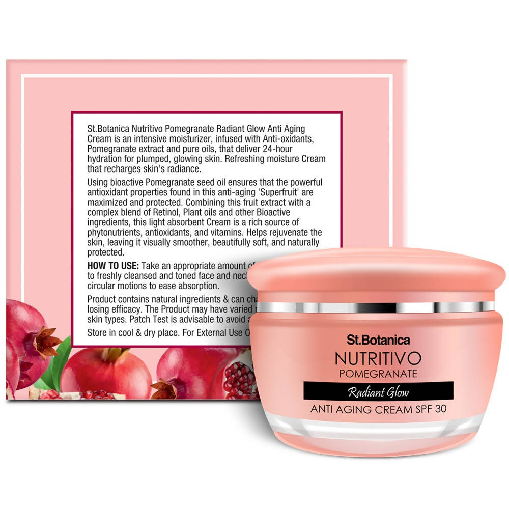 St.Botanica Nutritivo Pomegranate Radiant Glow Anti Aging Cream SPF 30