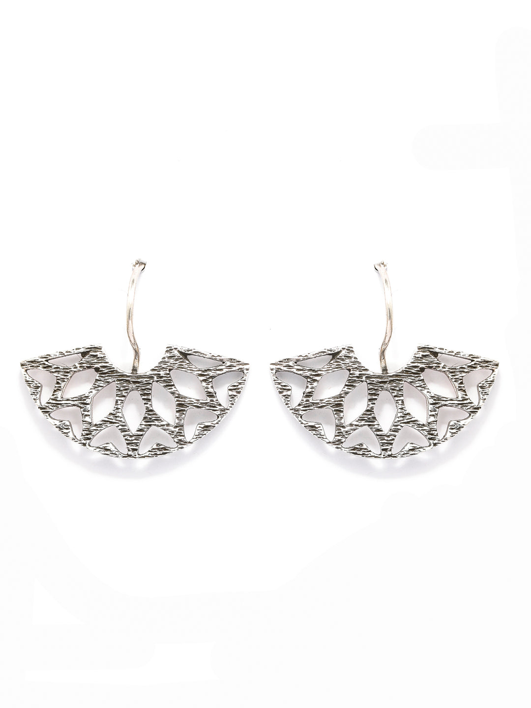 Priyaasi Women Sterling Silver Crescent Drop Earrings - Distacart