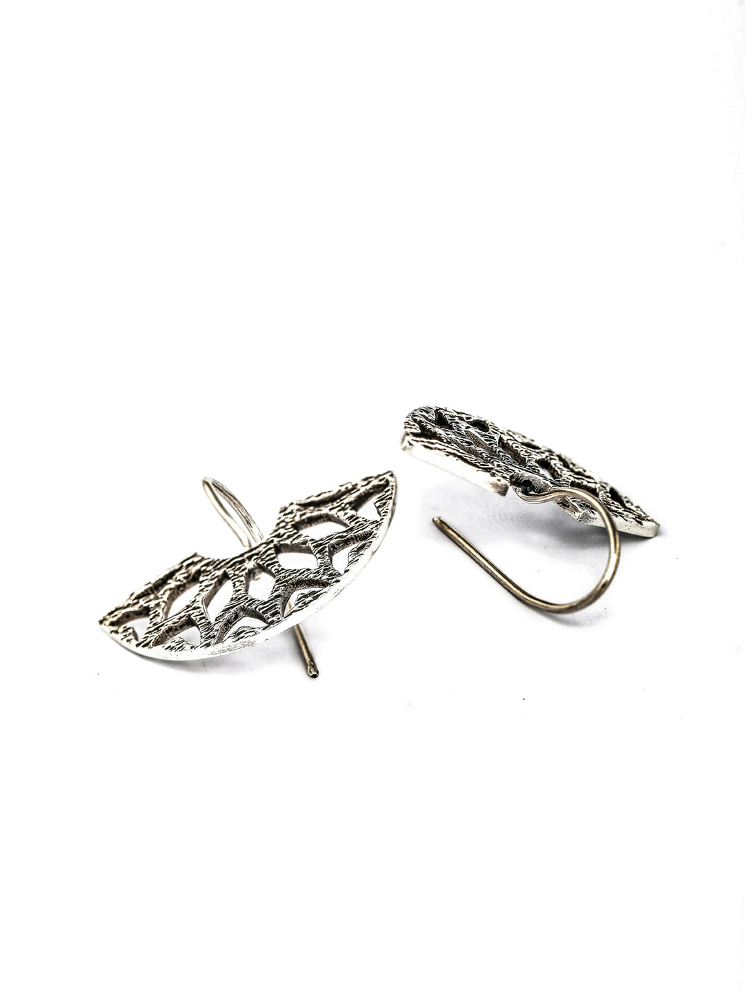 Priyaasi Women Sterling Silver Crescent Drop Earrings - Distacart