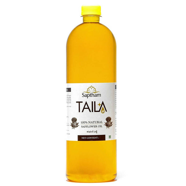 Saptham Taila 100% Wood Pressed Safflower Oil - Distacart
