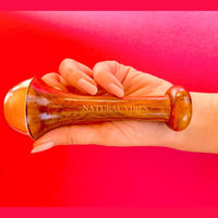 Thumbnail for Natural Vibes Kansa Face Massage Wand with Free Gold Beauty Elixir Oil - Distacart