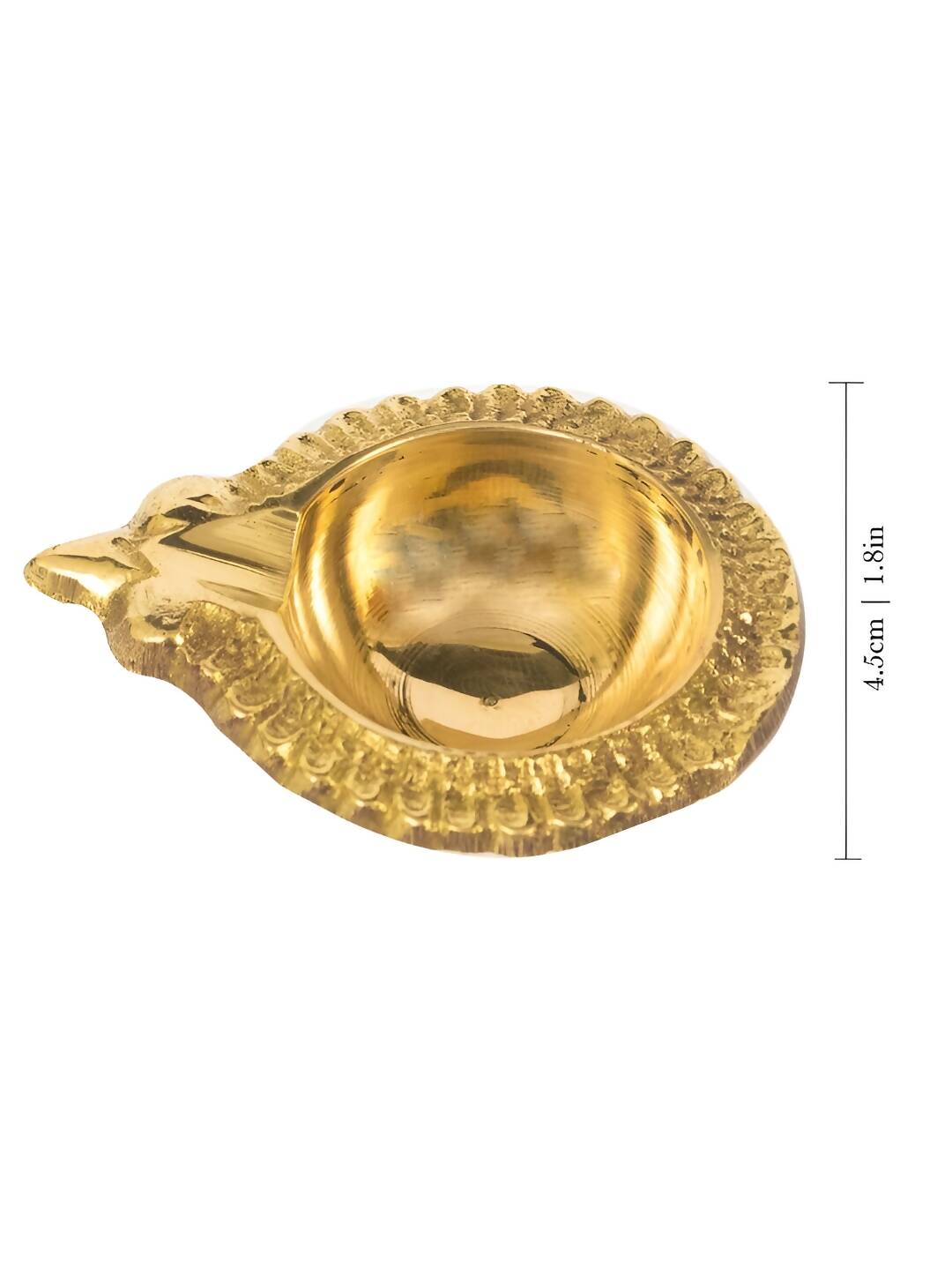 Spillbox Gold Toned Laksmi Kuber Diya Pooja Essentials - Distacart