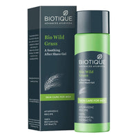 Thumbnail for Biotique Bio Wild Grass A Soothing After Shave Gel For Men - Distacart