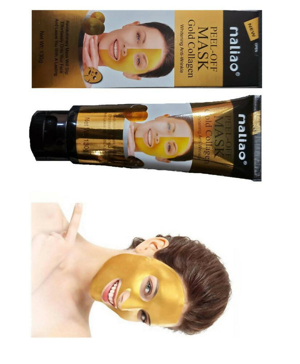 Maliao Gold Collagen Whitening Anti Wrinkle Peel Off Mask - Distacart