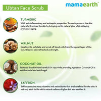 Thumbnail for Mamaearth Ubtan Face Scrub with Turmeric & Walnut for Tan Removal