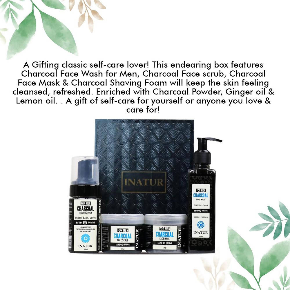 Inatur Charcoal Hamper for Men
