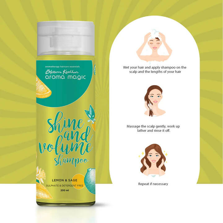 Blossom Kochhar Aroma Magic Shine Volume Shampoo - Distacart
