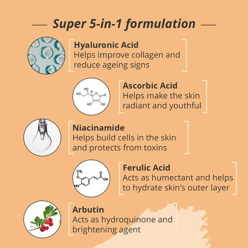 Nirvasa 20% Vitamin C Face Serum - Distacart