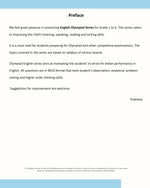 Thumbnail for Scholars Insights English Olympiad Grade 1 - Distacart