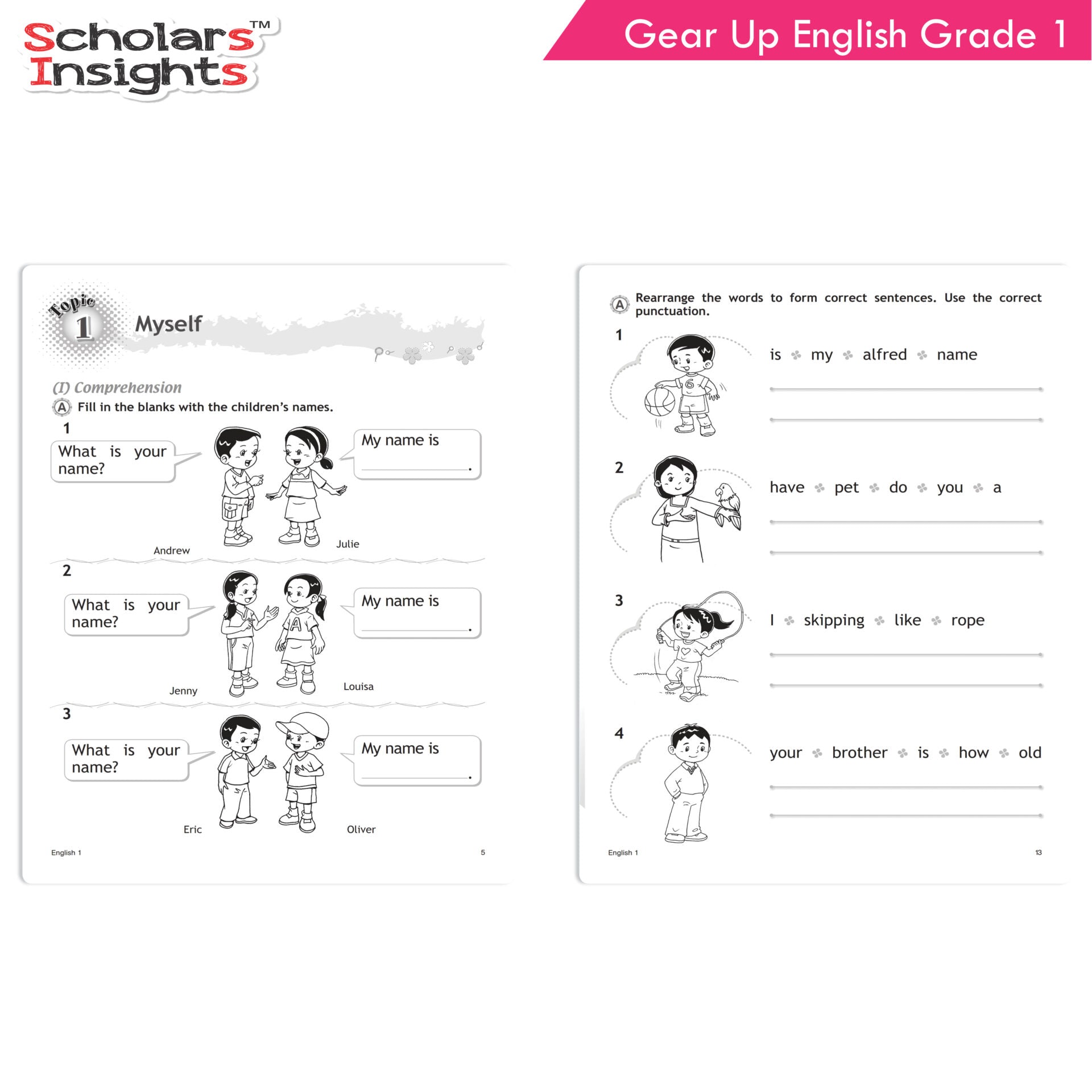 Scholars Insights Gear Up English Grade 1 - Distacart