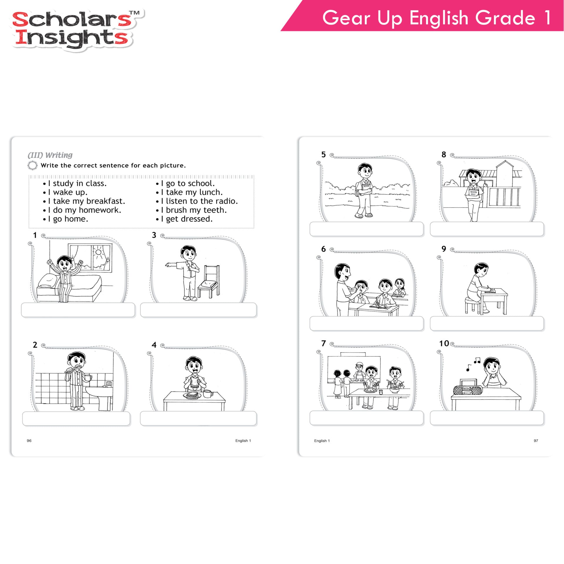 Scholars Insights Gear Up English Grade 1 - Distacart