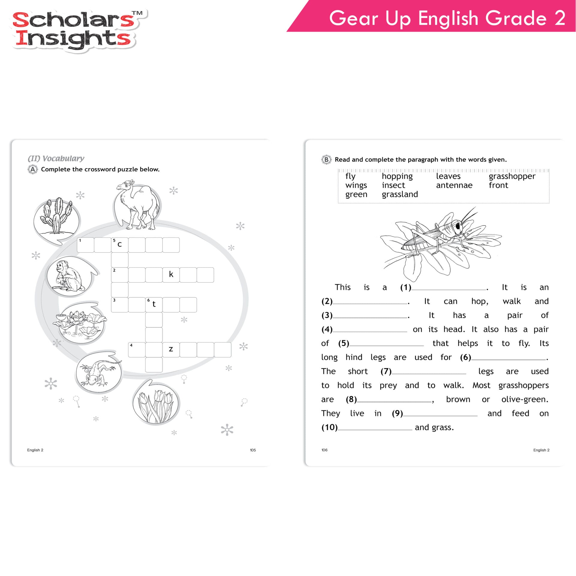 Scholars Insights Gear Up English Grade 2 - Distacart