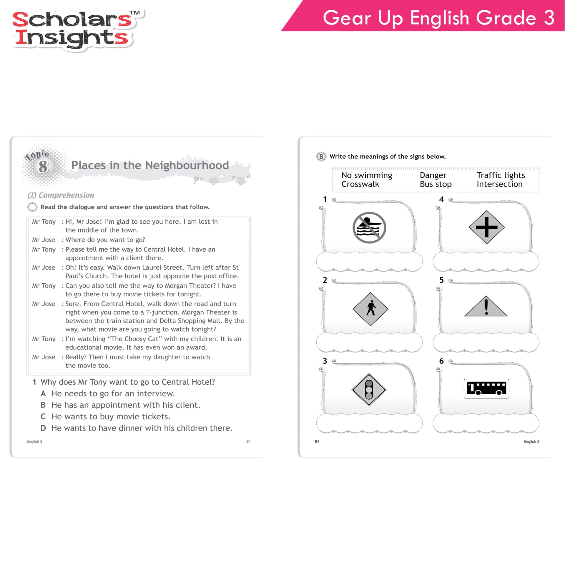 Scholars Insights Gear Up English Grade 3 - Distacart