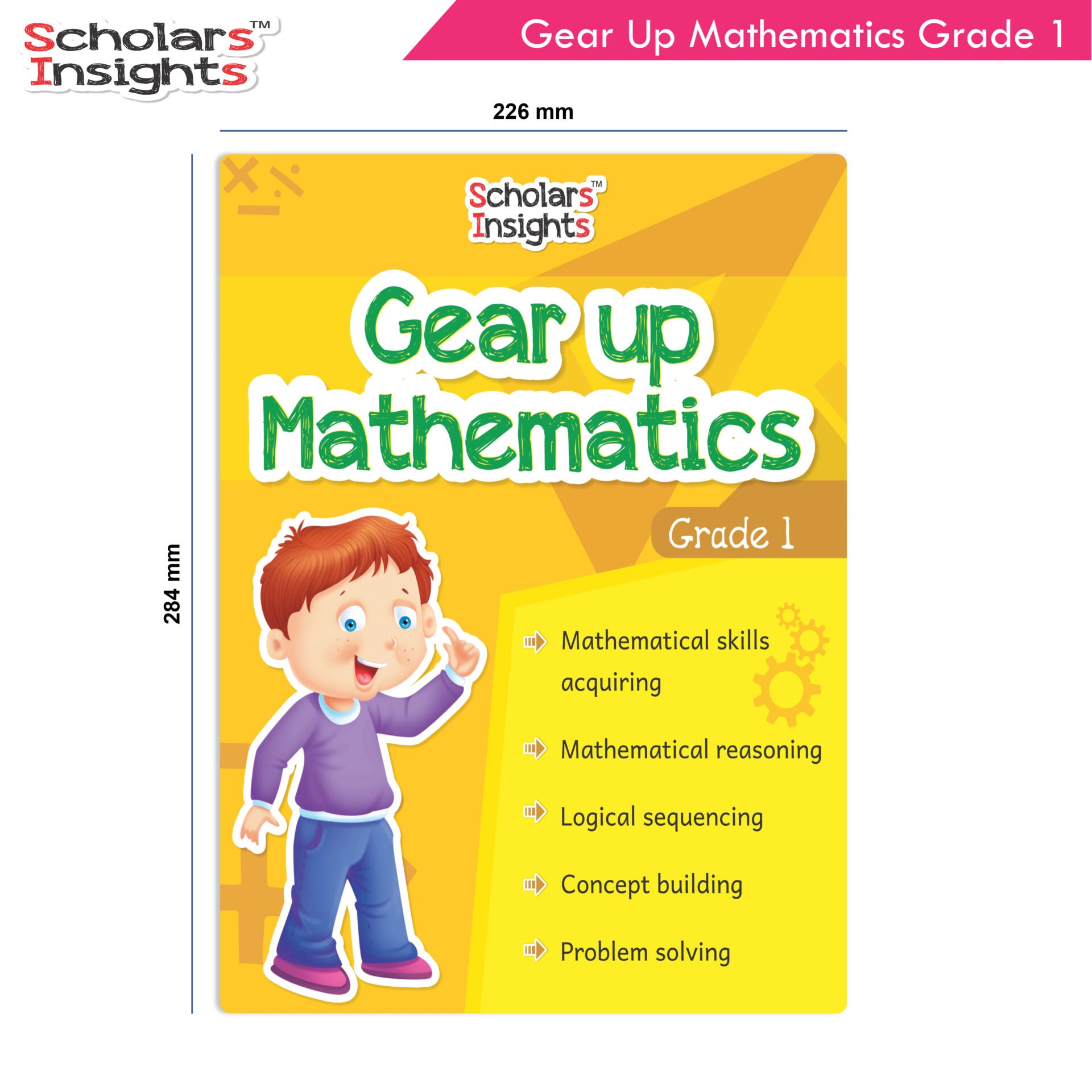 Scholars Insights Gear Up Maths Grade 1 - Distacart