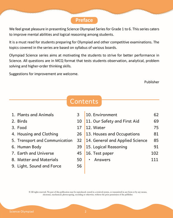 Scholars Insights Science Olympiad Grade 3 - Distacart