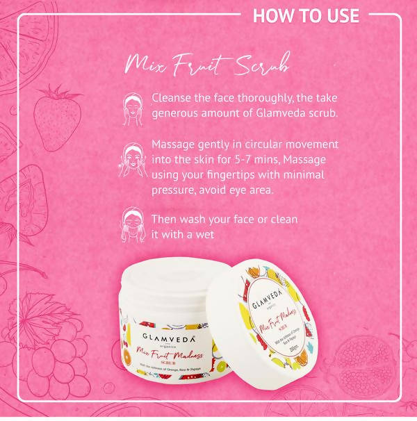 Glamveda Mix Fruit Scrub