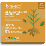 Thumbnail for Teabox Organic Turmeric Ginger Tulsi Green Tea Bags