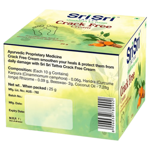 Sri Sri Tattva Crack Free Cream  Ingredients
