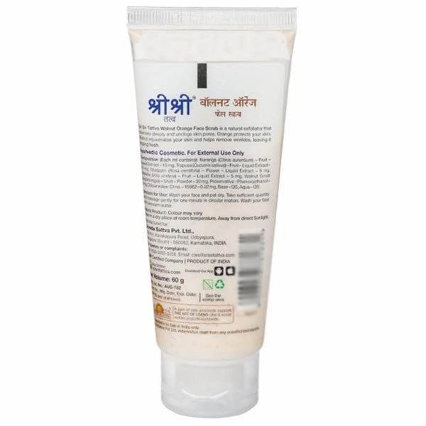 Sri Sri Tattva Walnut Orange Face Scrub 60 gm