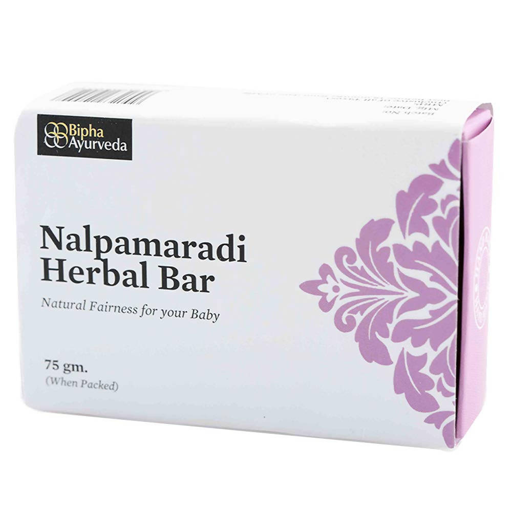 Bipha Ayurveda Nalpamaradi Herbal Bathing Bar - Distacart