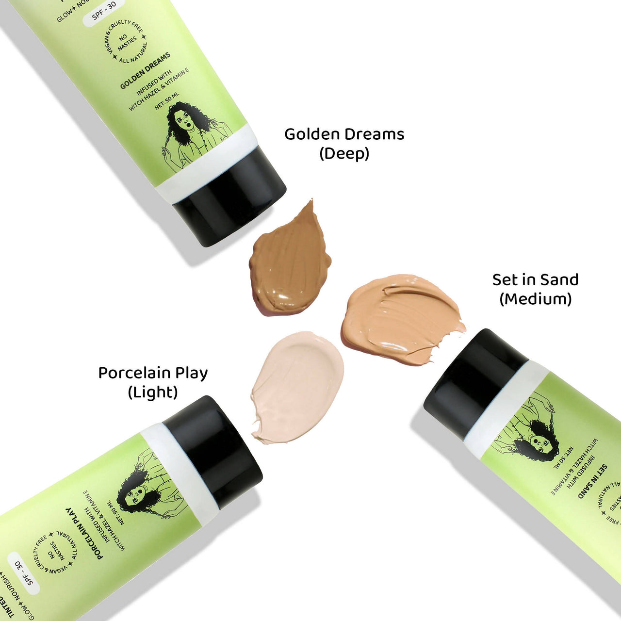 Elitty All About That Base Tinted BB Cream with SPF 30 - Set in sand - Distacart