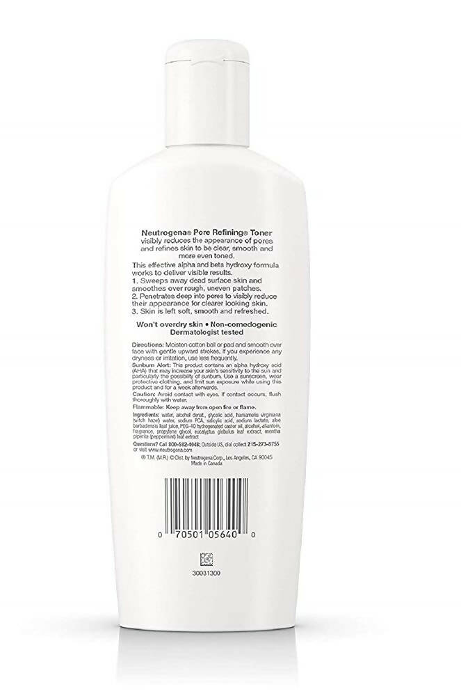 Neutrogena Pore Refining Toner - Distacart