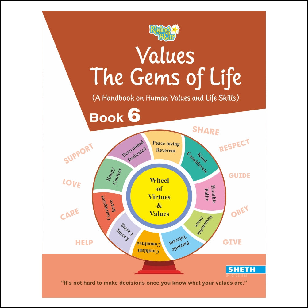 Self Enhancement Student Workbooks Grade 6| Set of 4|Computer-Grammar-World of Knowledge-Value Education|Ages 11-12 Year - Distacart