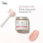 Thumbnail for Vedic Naturals Pink Clay With Vitamin-C Powder Peel Off Mask - Distacart
