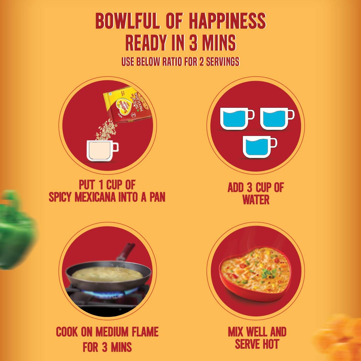 Saffola Spicy Mexican Masala Oats - Distacart