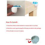 Thumbnail for Safe-O-Kid Silicone Bug Shaped Corner Guards For Kids Protection - Distacart