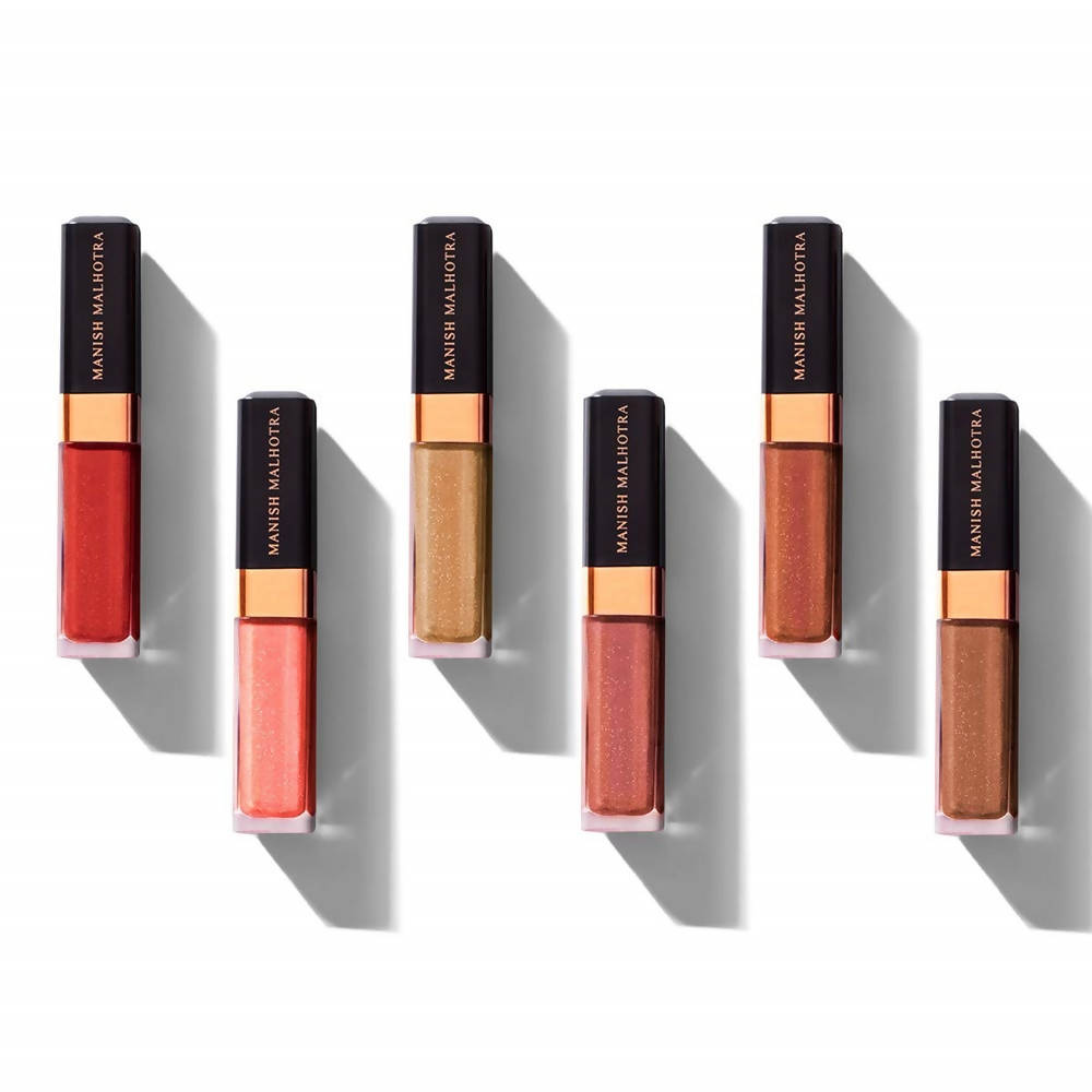 Manish Malhotra Hi-Shine Lip Gloss - Gold Dust - Distacart