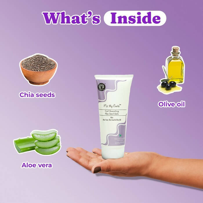 Fix My Curls Quenching Flax Seed Gelly - Distacart