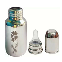 Thumbnail for Goodmunchkins Stainless Steel Feeding Rustfree Bottle with 2 Anti Colic Silicone Nipple For Kids 220 ml - Distacart