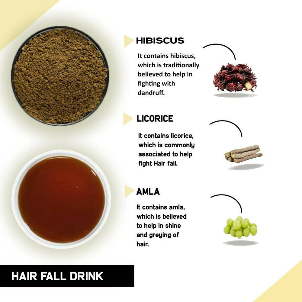Just Vedic Hair Fall Drink Mix - Distacart