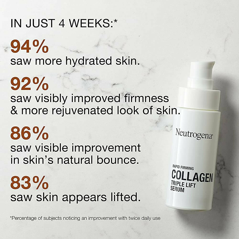 Neutrogena Rapid Firming Collagen Triple Lift Face Serum - Distacart