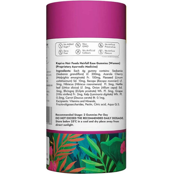 Kapiva Ayurveda Hairfall Ease Gummies For Women - Distacart